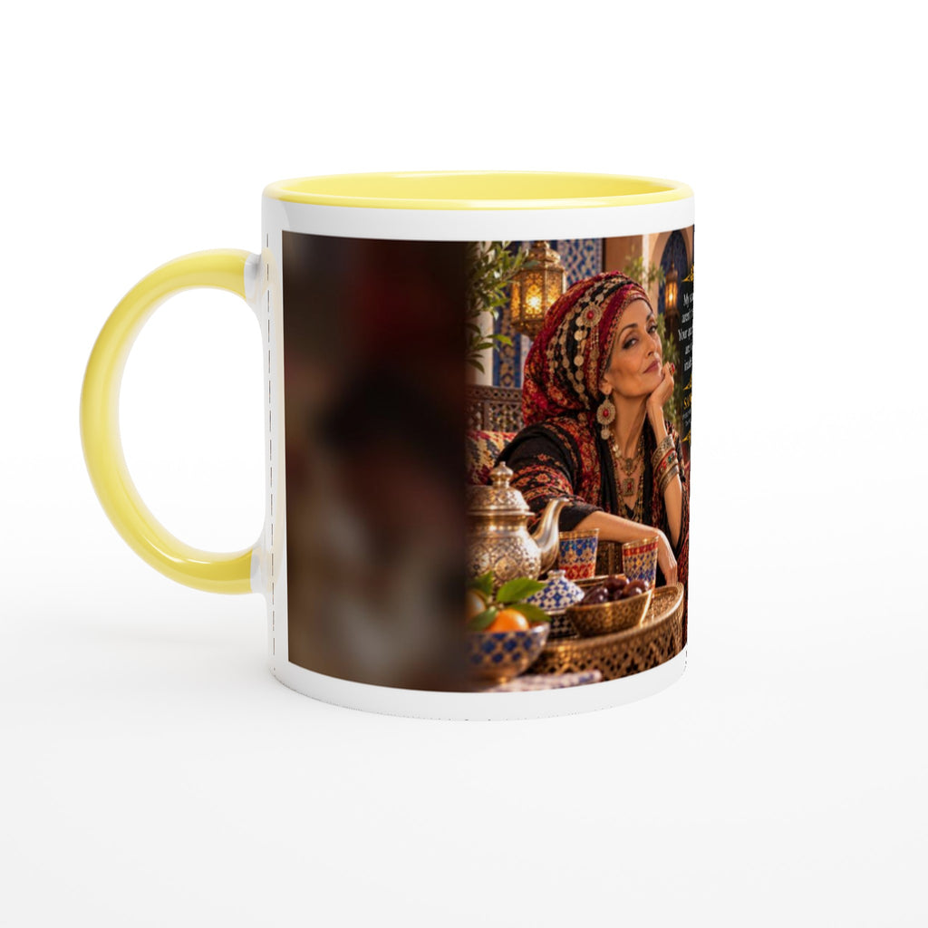 Samira from Overly Ripe Wisdom on a mug, a funny gift for women