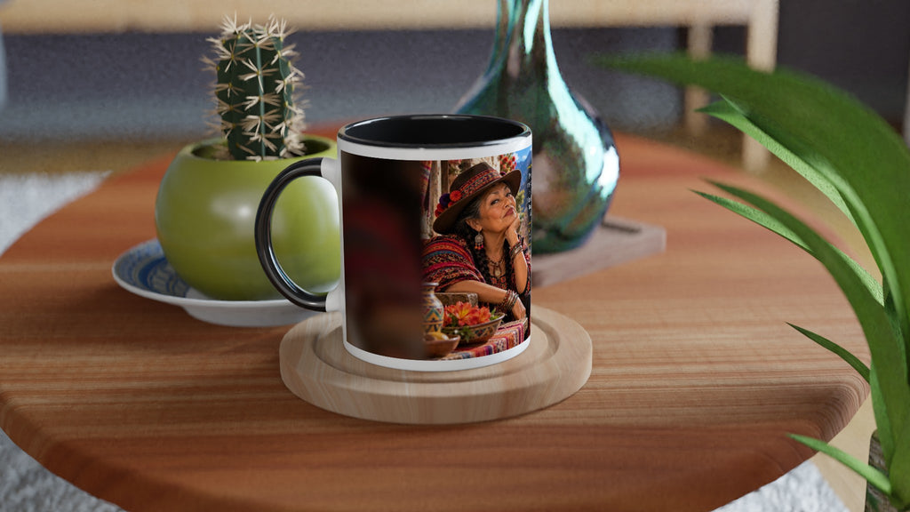 Marisol from Overly Ripe Wisdom on a mug, a funny gift for women