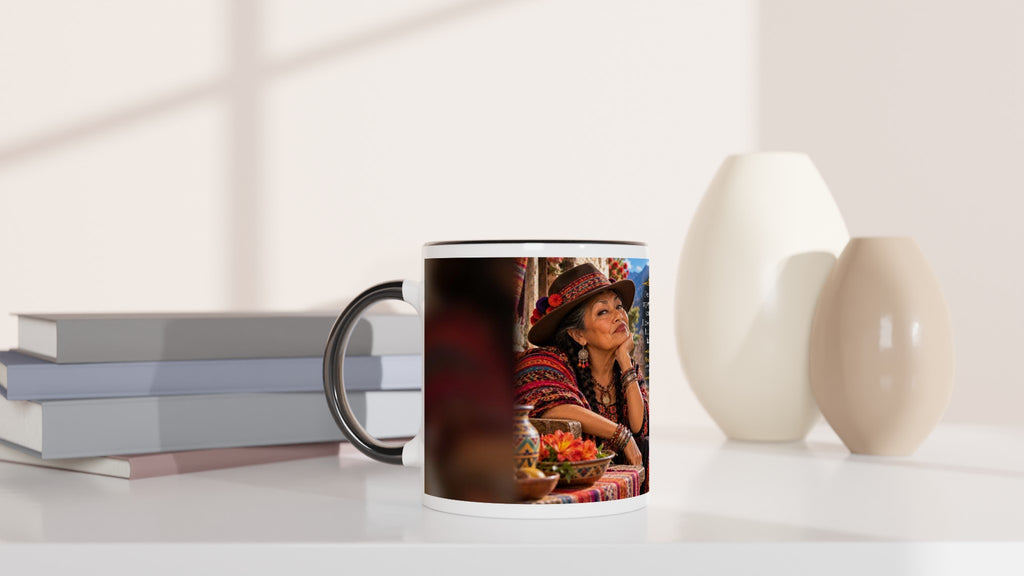 Marisol from Overly Ripe Wisdom on a mug, a funny gift for women