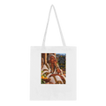 Zahara from Overly Ripe Wisdom on a tote bag, a funny gift for women