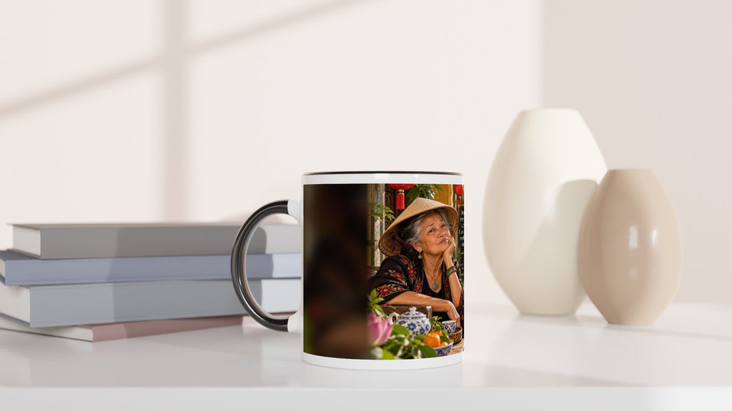 Lan from Overly Ripe Wisdom on a mug, a funny gift for women