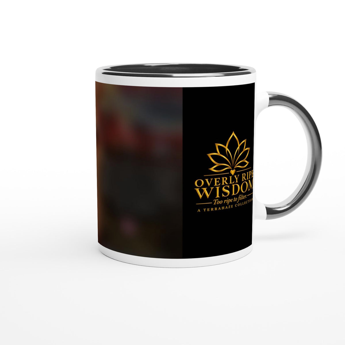Yuki from Overly Ripe Wisdom on a mug with her saying “I am not saying I am always right. You keep proving my point.”